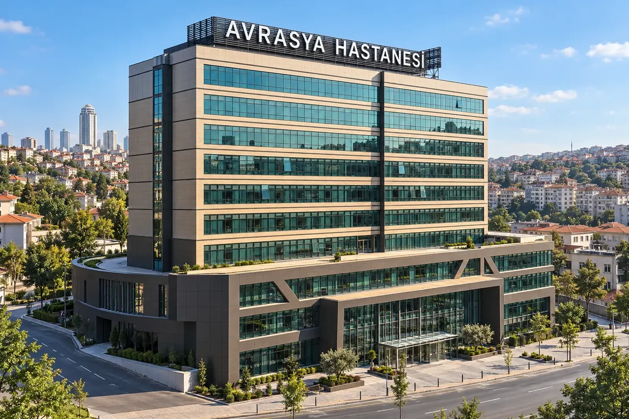Avrasya Hospital building in Istanbul